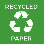 RecycledPaperSign